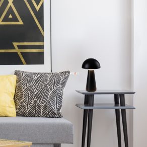   Lampă LED de birou reglabilă 29 cm - Ishtar Rábalux 76007, USB, control al luminozității, comutator tactil, rezistentă la stropire, 3000 K, 130 lm, 3 W