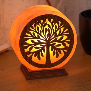   Lampă din sare de masă, model copac al vieții, 16 cm - Igdrasil Rábalux 76009, cu soclu 1xE14