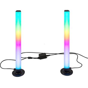   Lampă LED de birou cu telecomandă și culori reglabile, 2 bucăți/pachet - Paco-RGB Rábalux 76014, 5 W