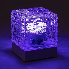   Lampă decorativă LED cu telecomandă 9 cm - Cubiko Rábalux 76022, memorie, lumină de veghe, reîncărcabilă, USB C, 1 W, 5 V