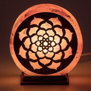   Lampă de sare cu model mandala - Mandali Rábalux 76031 cu soclu 1xE14