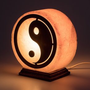   Lampă de sare cu model Yin-Yang - Harmio Rábalux 76032 cu soclu 1xE14