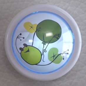   Lampă de veghe cu buton pentru camera copiilor, broască - Froggo Rábalux 76071