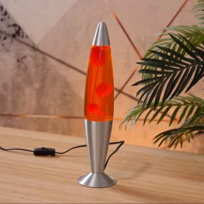   Lampa cu lavă, 40 cm, roșu-portocaliu - Lollipop 3 Rábalux 76107