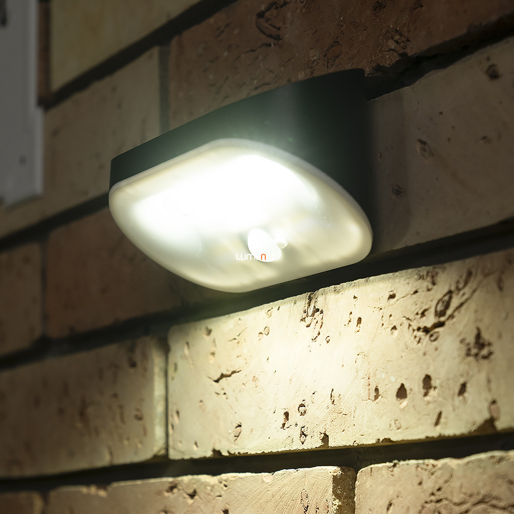 Lampa LED de exterior cu panouri solare, culoare neagră - Brezno Rábalux 77006