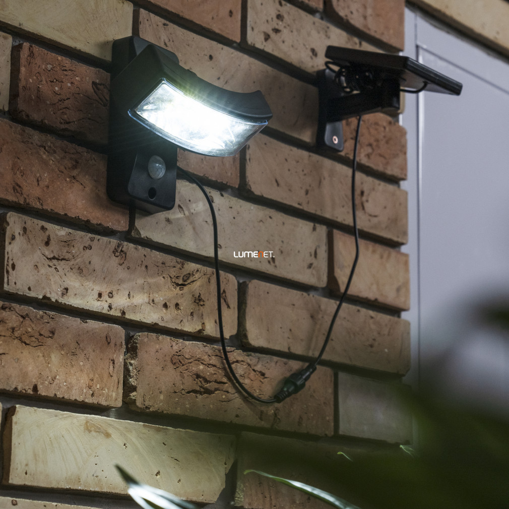 Lampa LED de exterior cu senzor de mișcare și panou solar - Valpovo Rábalux 77019