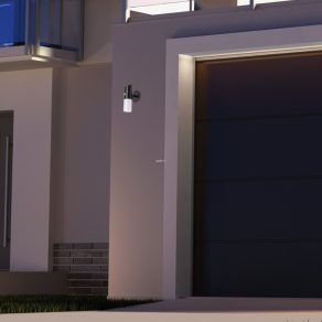   Lampă LED cu senzor de mișcare, alimentată cu energie solară, pentru montare pe perete - Lutto Rábalux 77030