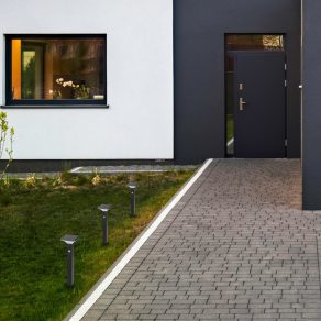   Lampă de podea LED cu senzor de mișcare, alimentată cu energie solară, 50 cm - Geleen Rábalux 77045