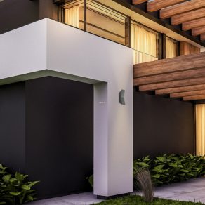   Aplică modernă de exterior cu LED-uri și iluminare în sus/în jos - Temse Rábalux 77066