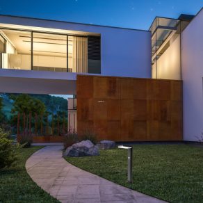   Lampă de podea LED cu senzor de mișcare, alimentată cu energie solară - Lasset Rábalux 77079