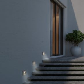   Lampă LED pentru iluminatul scărilor exterioare, 12x12 cm - Trento Rábalux 77105