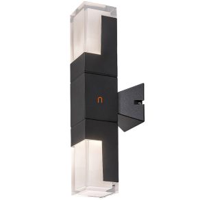   Lampă LED de exterior pentru perete, iluminare în jos și în sus - Darvas Rábalux 77127
