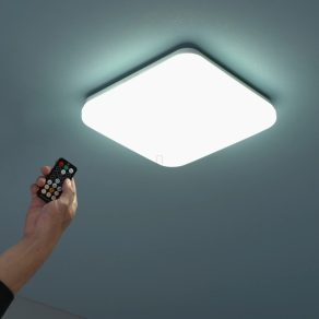   Lampă LED de tavan cu senzor de mișcare pentru exterior - Lowar Rábalux 77138