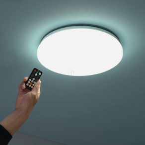   Lampă LED de tavan cu senzor de mișcare pentru exterior - Lowar Rábalux 77140