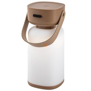   Lampă LED de masă pentru exterior, reîncărcabilă, maro - Funes Rábalux 77143