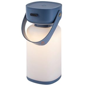   Lampă LED de masă pentru exterior, reîncărcabilă, albastră - Funes Rábalux 77145