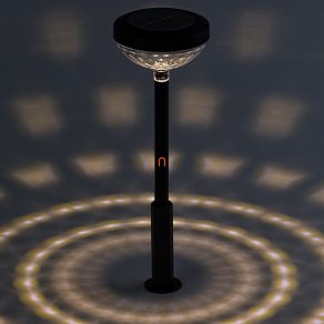   Lampă LED cu țeapă pentru exterior, alimentată cu energie solară, 35 cm - Monor Rábalux 77177