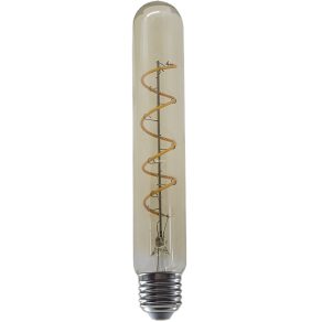 Amber E27 filament LED 5 W, alb cald