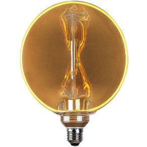  Bec LED E27 cu filament, glob mare, 4 W, 320 lm, nuanță chihlimbar