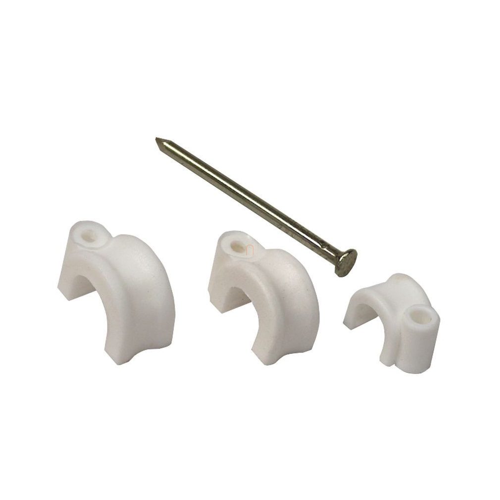 Kábelrögzítő bilincs szeggel 8mm 100db/cs N2 Tracon