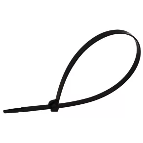   Suport pentru cabluri 200x2,4 negru, cu clemă metalică TU 200 Tracon