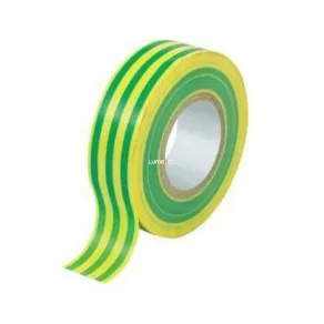 Bandă izolatoare Tracon 20 m x 18 mm verde-galben