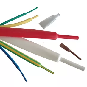 Tub termocontractibil 4,8–2,4 mm, alb, 1 m ZS048FEH