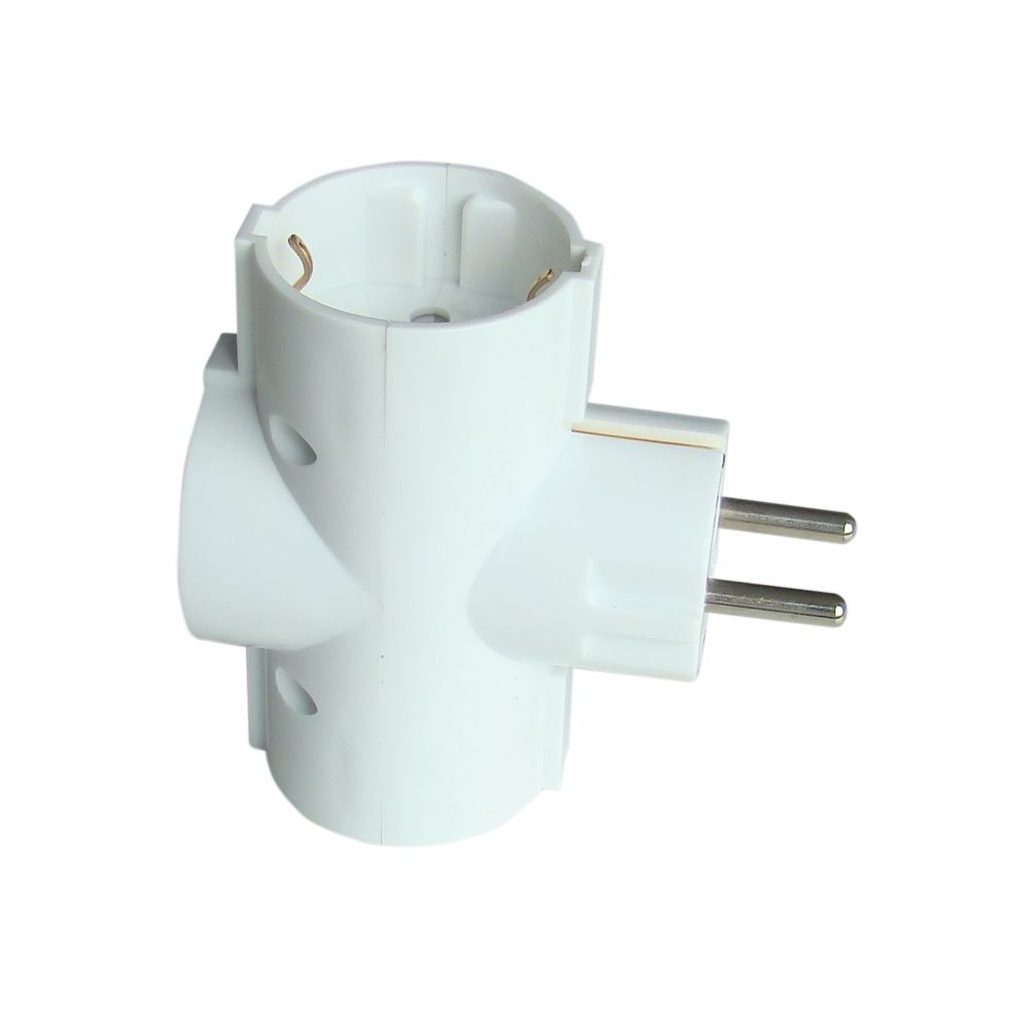 Tracon T-distribuitor alb TDF-2-16