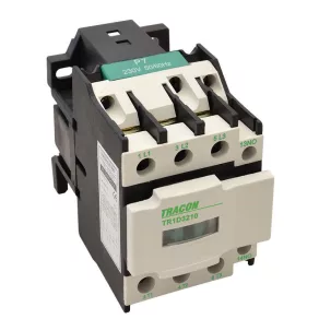   Contactor Tracon 18 A, 7,5 kW, 3 faze principale + 1 fază auxiliară TR1D1810