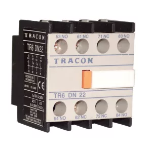   Contact auxiliar frontal Tracon pentru contactoarele TR6DN22, TR1D/F și TR1E