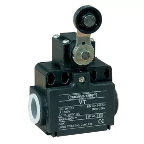   Comutator de poziție, rolă cu braț oscilant 1×NO+1×NC 6A/230V 28 mm IP65 VT118 Tracon