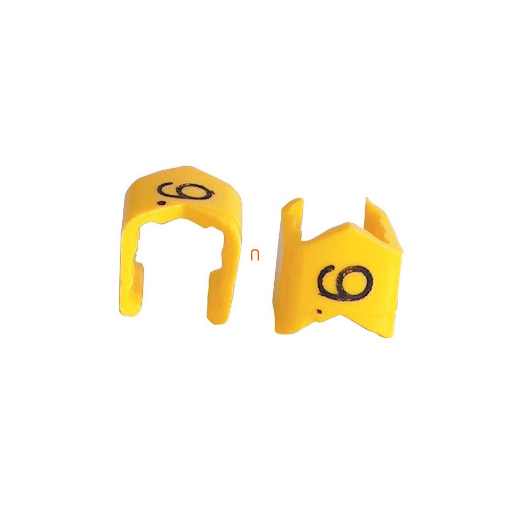 Marcator de cablu Tracon nr. 8 cu clip 1,5-4 mm2 J158P