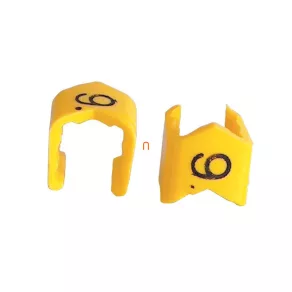   Marcator de cablu Tracon nr. 8 cu fixare prin clip, 1,5–4 mm² J158P