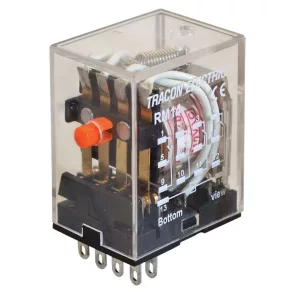   Relé miniatural 24 V c.c. / 4×CO (3 A, 230 V c.a. / 28 V c.c.) RM14-24DC