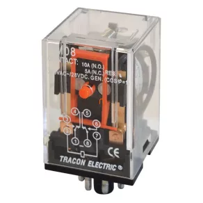   Relé industrial 24 V c.a. / 2×CO, (3 A, 230 V c.a. / 28 V c.c.) RM08-24AC
