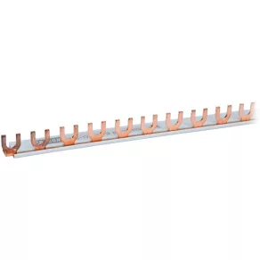 Șină de distribuție Tracon 1F cu furcă 63A TFSS-1V