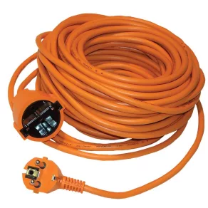   Prelungitor flexibil Tracon cu cablu MT de 30 m, 3x1,5 mm² + CSF portocaliu UH30