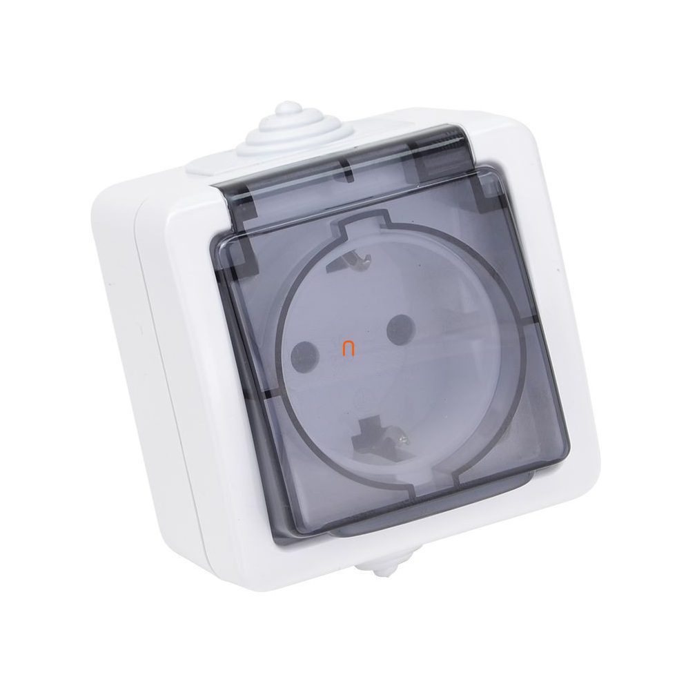 Priză de conectare exterioară cu protecție laterală. 16A, IP44 TR-PH01 Tracon