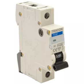 Disjunctor mic Tracon 1P C 25 A 6 kA (TDZ-1C-25)
