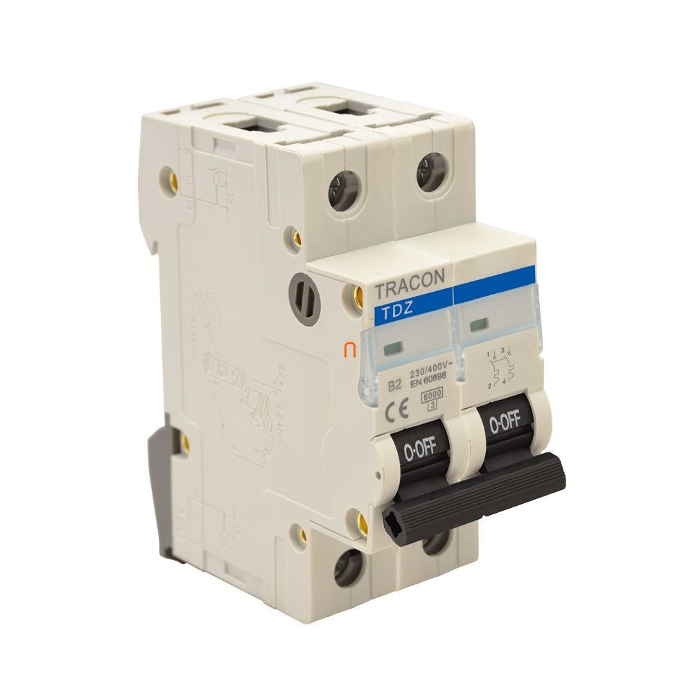 Tracon disjunctor 2P C 32A 6kA (TDZ-2C-32)