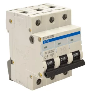Disjunctor mic Tracon 3P C 40 A 6 kA (TDZ-3C-40)
