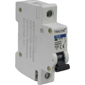 1D 63A 6kA Tracon TDZ-1D-63 întrerupător de mică putere