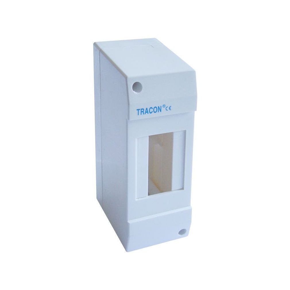 Tracon distribuitor mic pentru montare pe perete, 1 rând, 2 module, fără ușă, IP40, fără șină EDFK-2/1AN