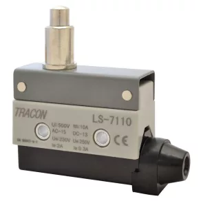   Comutator de poziție, conic, cu opritor 1×CO, 10 A/250 V c.a., 22 mm, IP40 LS7110 Tracon