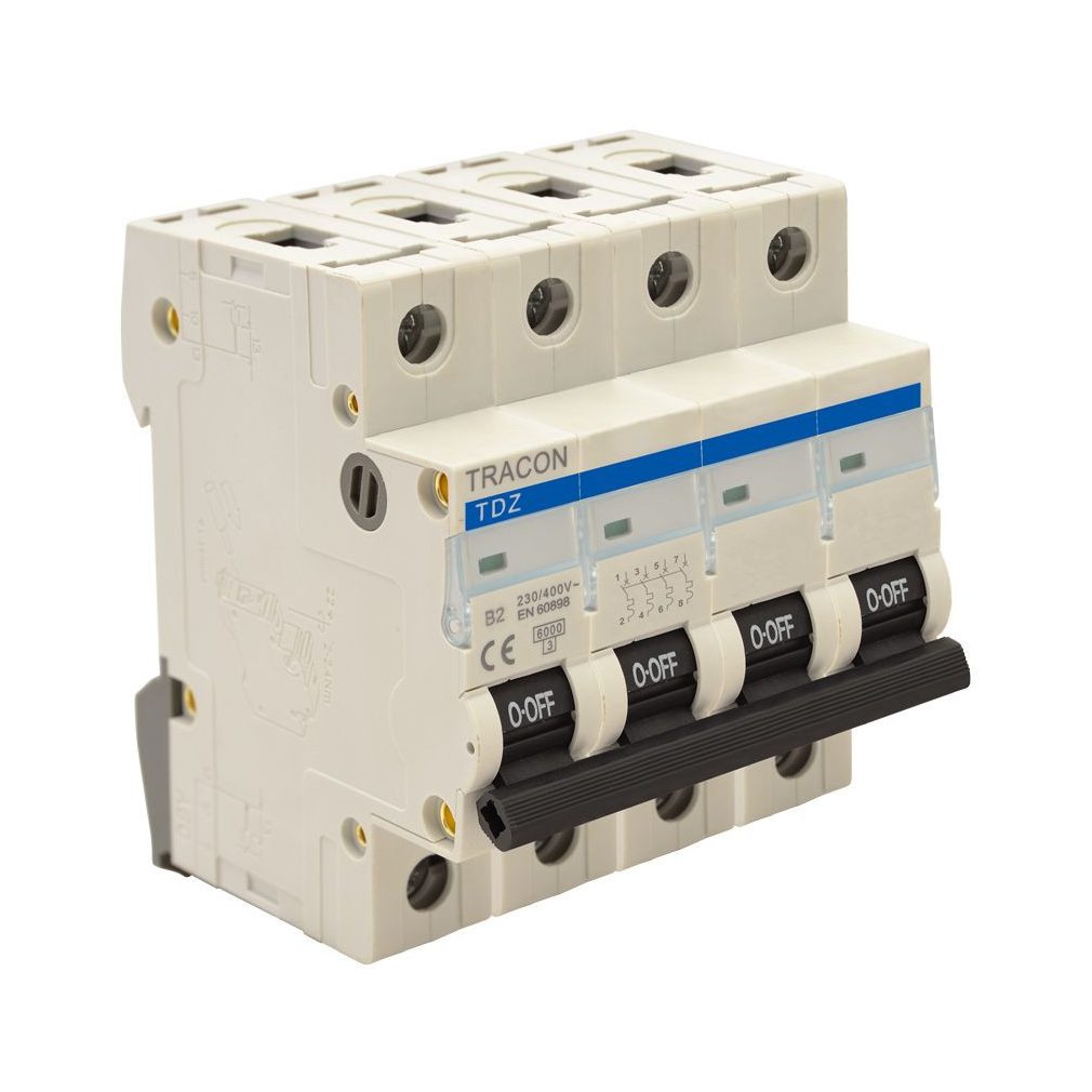 Tracon disjunctor 4P C 32A 6kA (TDZ-4C-32)