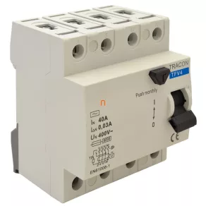 Relé Tracon FI 40/4-0,03 6 kA CA TFV4-40030