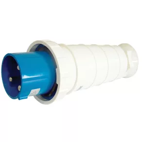   Conector industrial Tracon BDFH-632 cu 2 pini + împământare, 63 A, 250 V, IP67, TICS-033