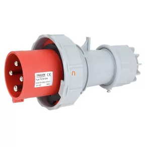   Conector industrial Tracon DFH-633 4P 63A 400V IP67 cu mufă basculantă TICS-034