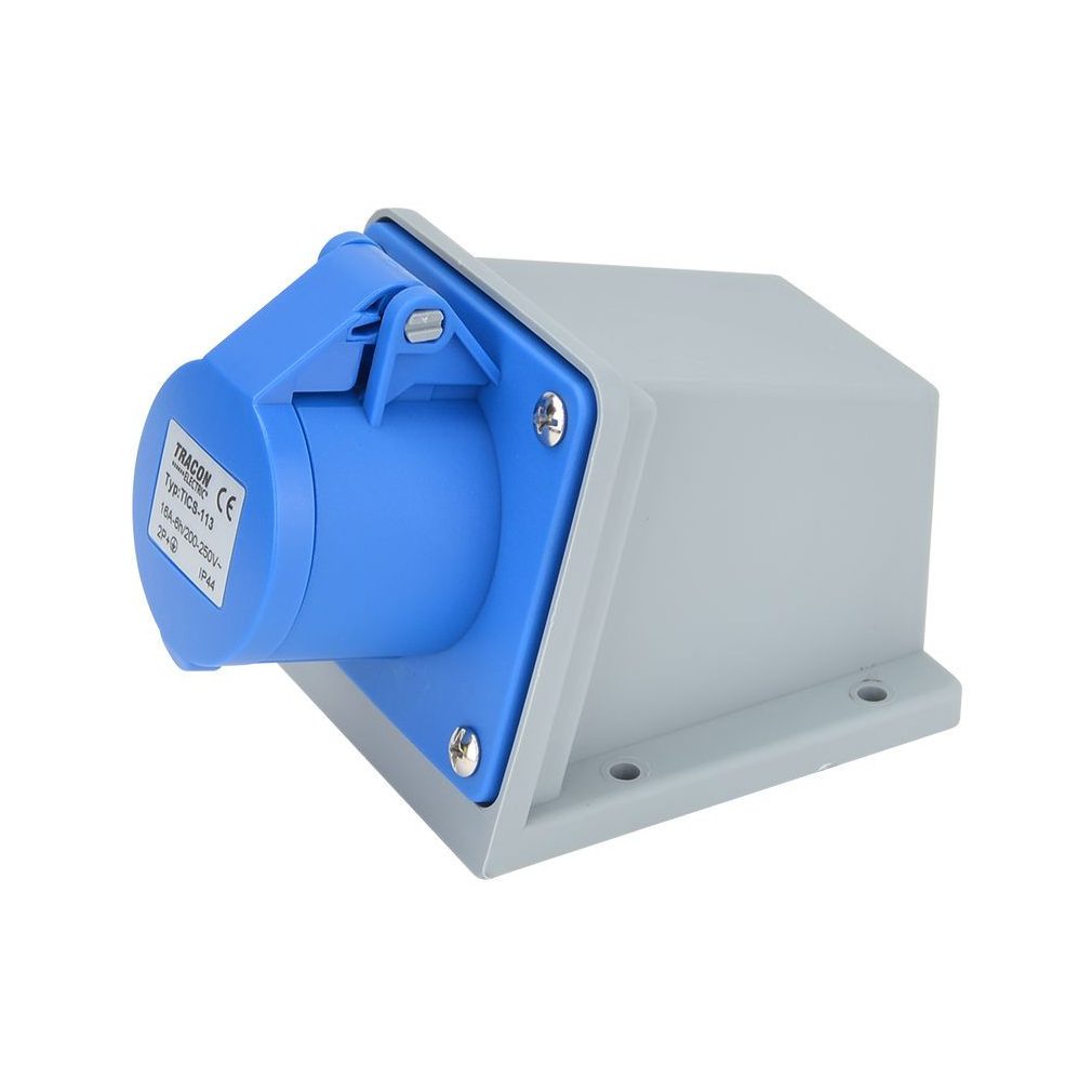 Conector industrial Tracon DAFR-162 TICS-113 2P+E, 6h, 16A IP44 400V