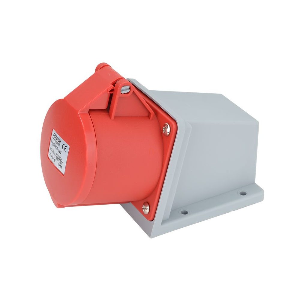 Conector industrial DAFR-324 5P 32A 400V IP44 conector fix TICS-125 Tracon